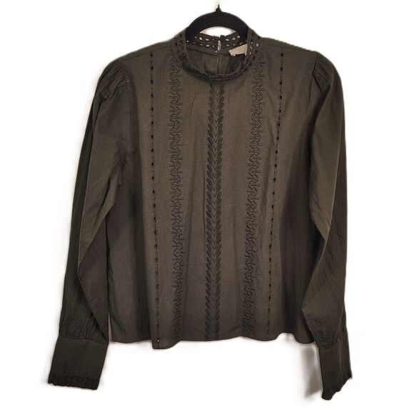 LOFT & INC Boho Blouses BUNDLE Medium Women's Long Sleeve Dress & Casual Lot - Picture 3 of 7